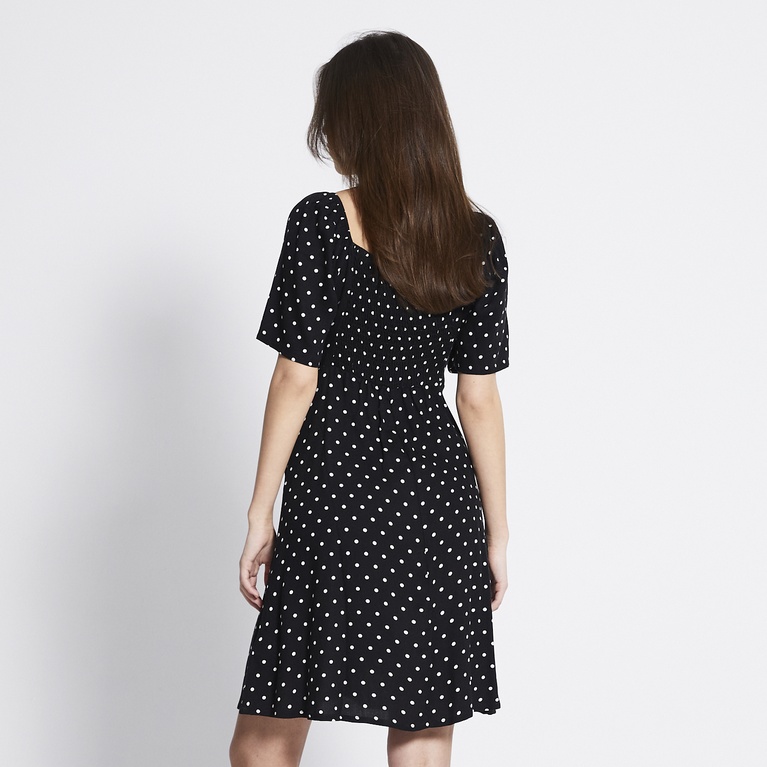 Short butterfly sleeve dress "Rosanna"